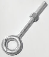 BARON 24-1/2X8 Eye Bolt, 1/2 in Thread, 3 in L Thread, 1 in ID x 2 in OD Dia Eye, 8 in L Shank, 2200 lb Working Load